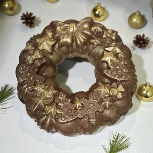 Christmas Dubai Chocolate Wreath