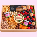 Luxury Christmas Gourmet Grazing Hamper – Nuts, Fruit & Personalised Cheese
