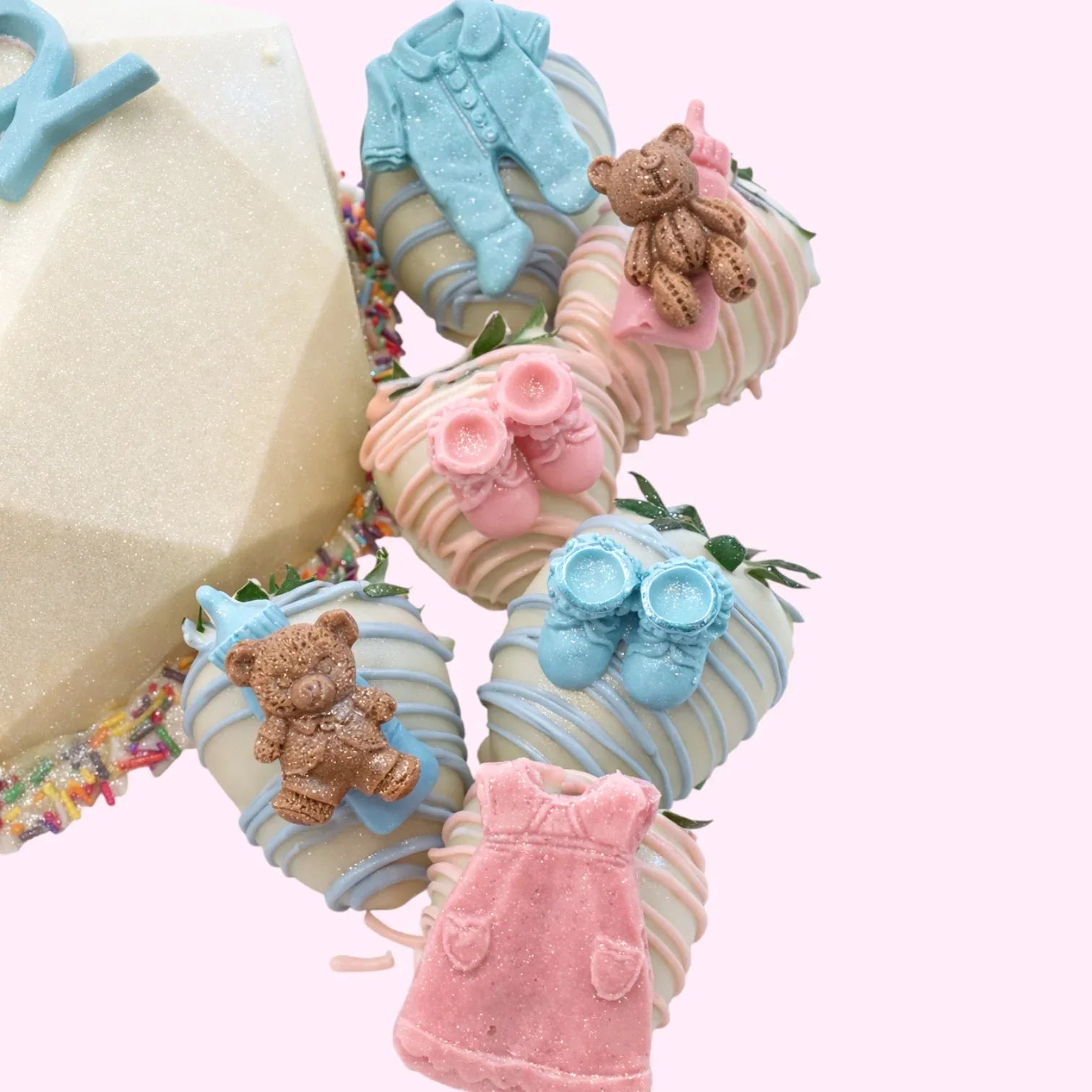 - chocolate_strawberries_new_baby -- Sweet Snap Sydney