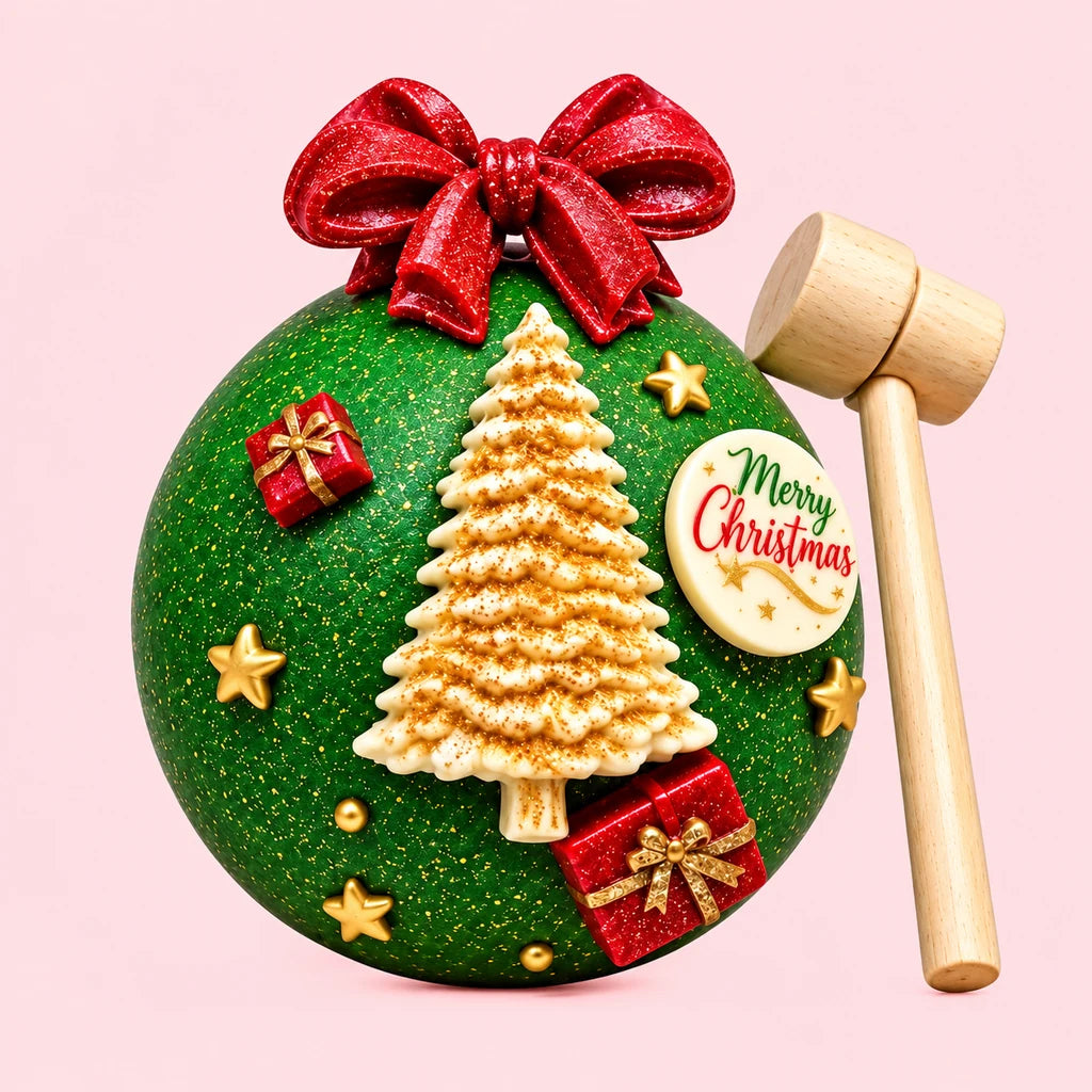 Christmas Bauble Smash Cake
