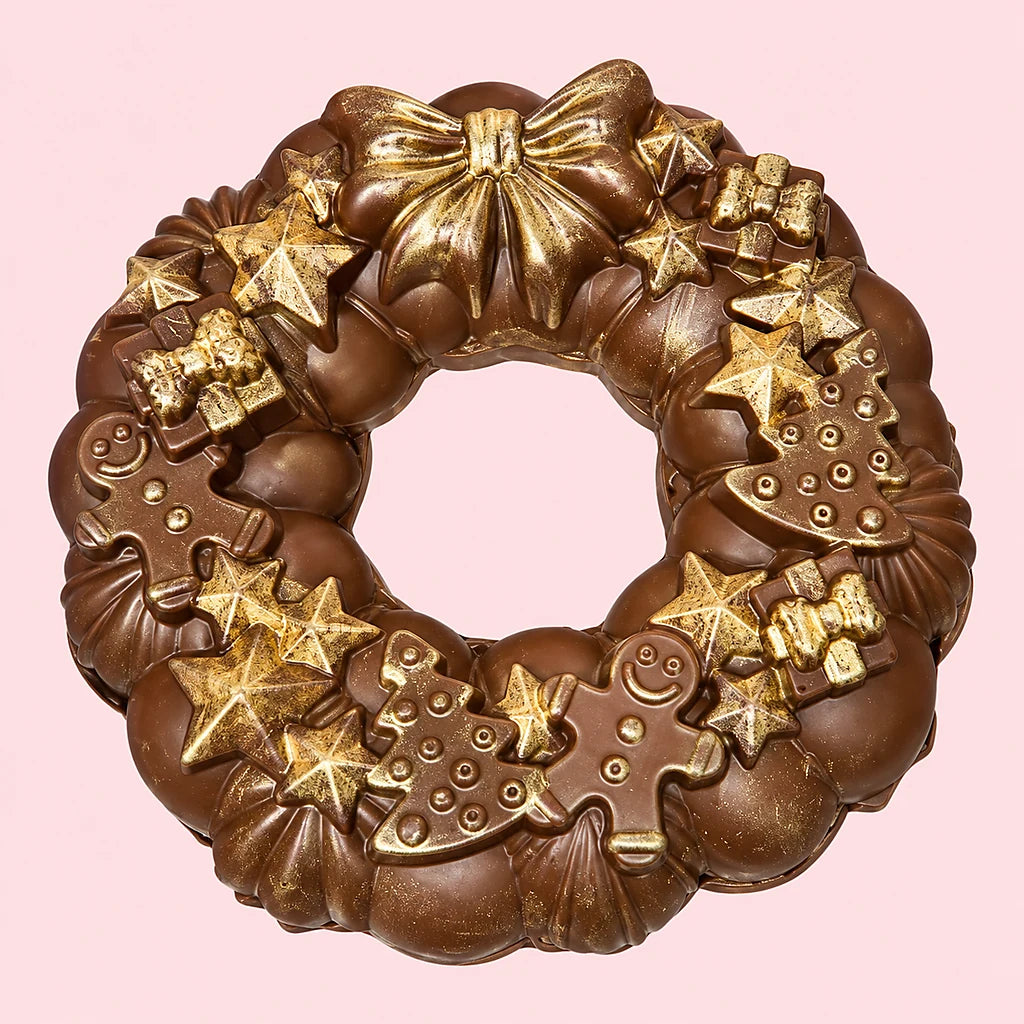 Christmas Dubai Chocolate Wreath
