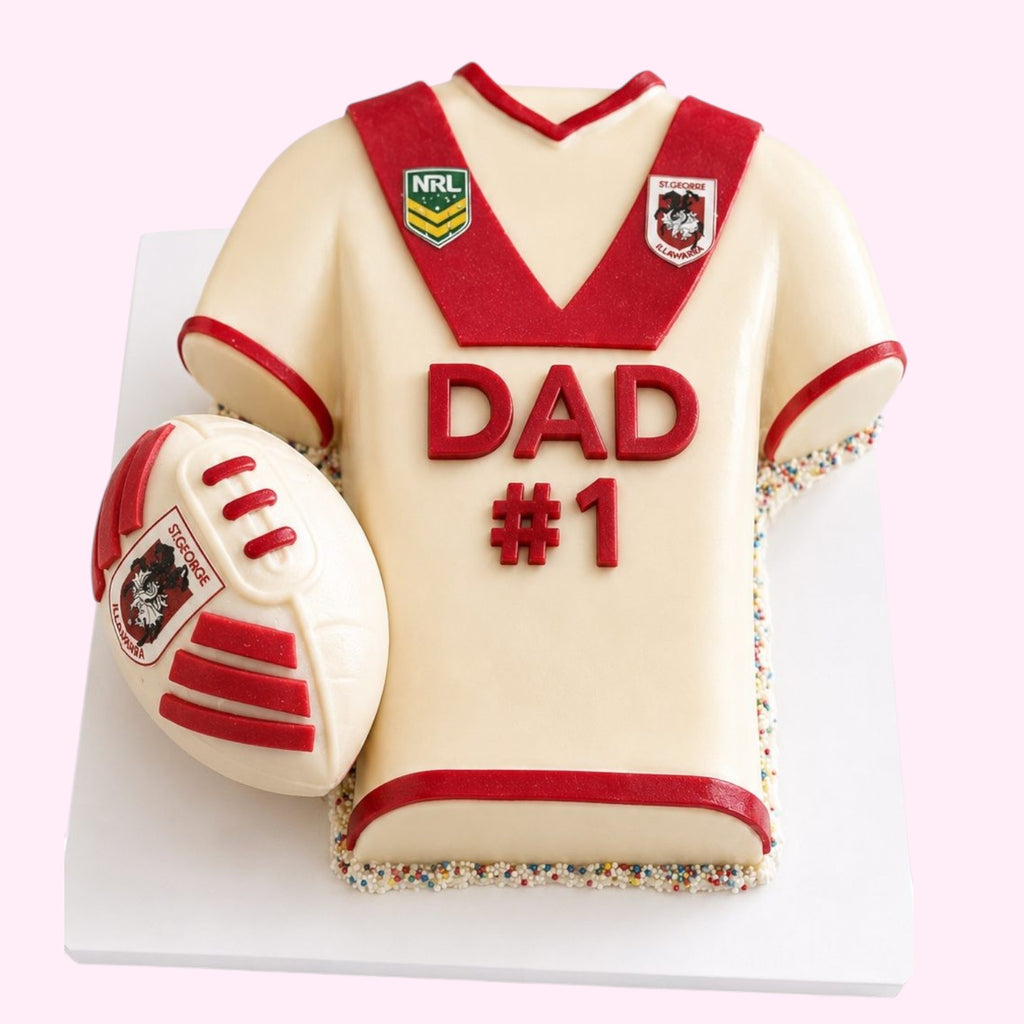 Personalised Father’s Day Sports Jersey Smash Cake