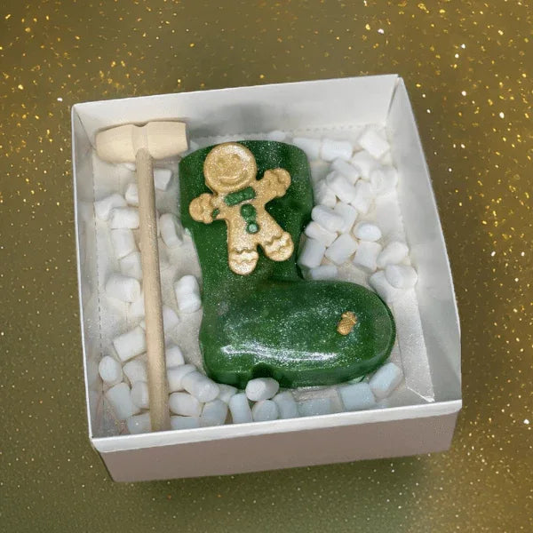 - green-santa-boot-e1701186407721 -- Sweet Snap Sydney