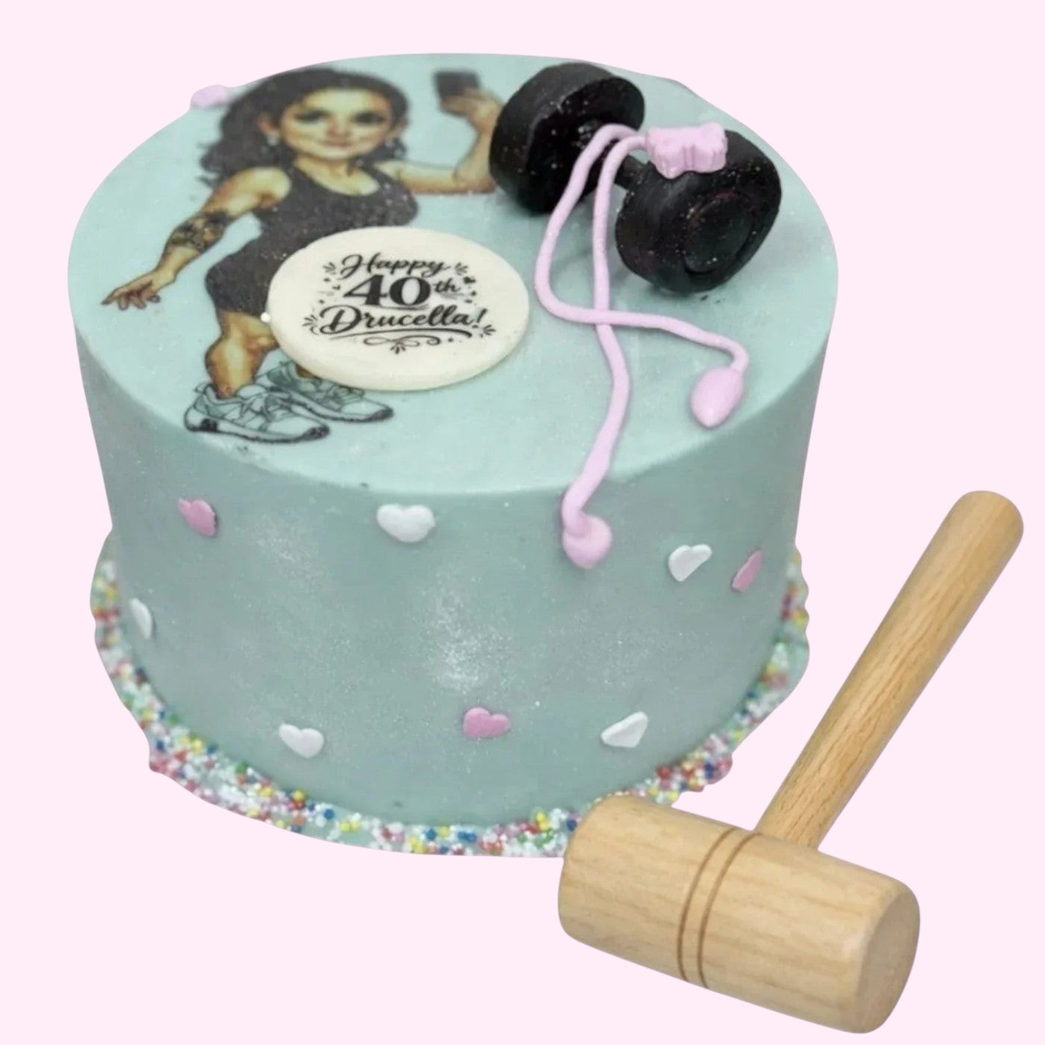 - smash_cake_40th_birthday -- Sweet Snap Sydney