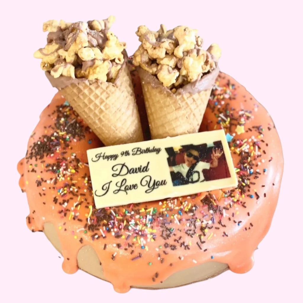- smash_cake_donut_and_ice_cream_orange -- Sweet Snap Sydney