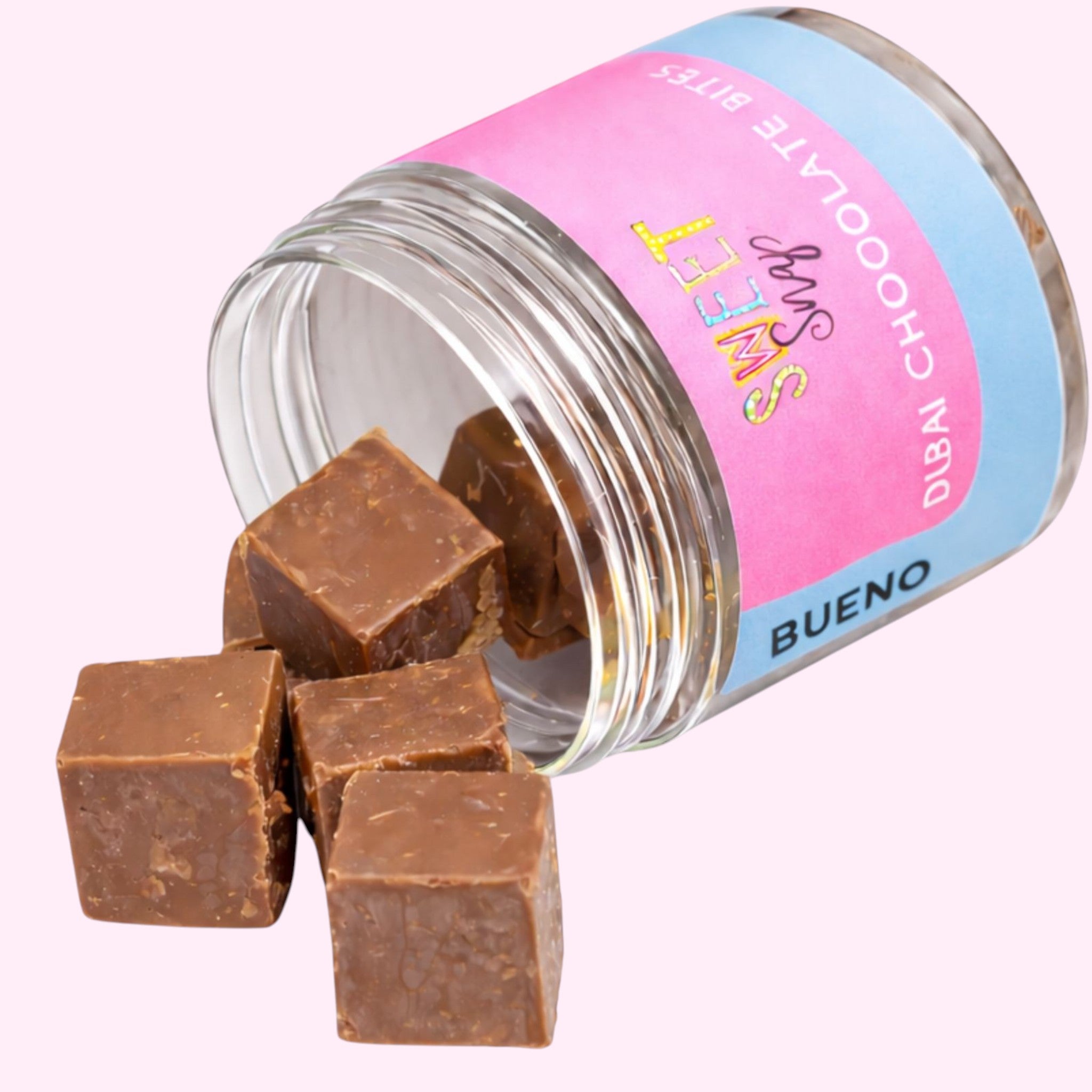 Sweet Snap Sydney Bueno Dubai Chocolate Bites with kataifi and creamy paste filling.